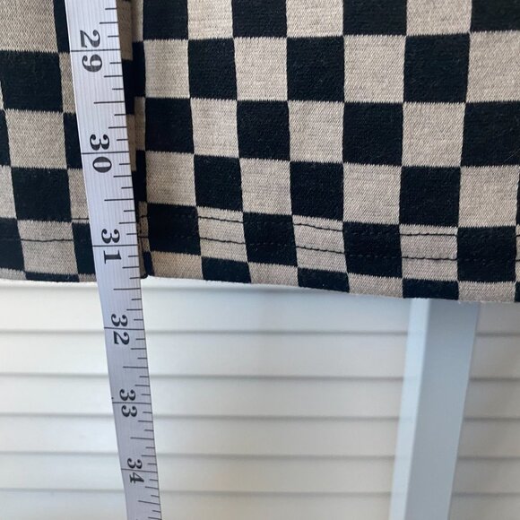 LALA ORIGINAL: Looking Good Print Top + Skirt Set in Checkerboard, Size S - Picture 9 of 16